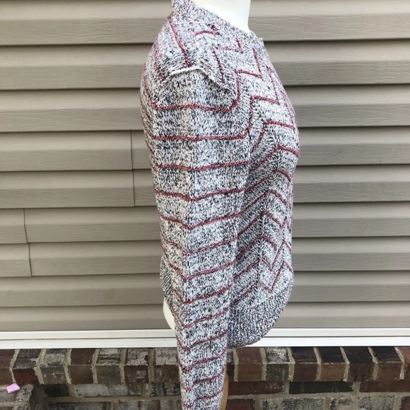 Free People womens zig zag chevron sweater xs/s gray. - Picture 2 of 4